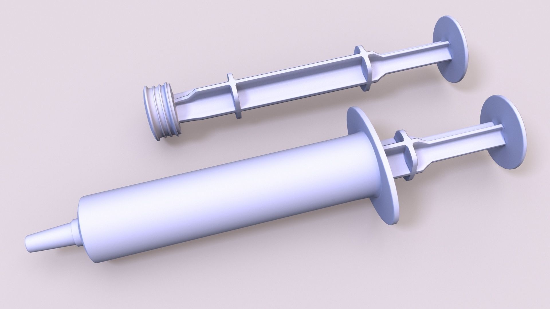 Syringe - Medical Instrument 3d Model  3D model_2