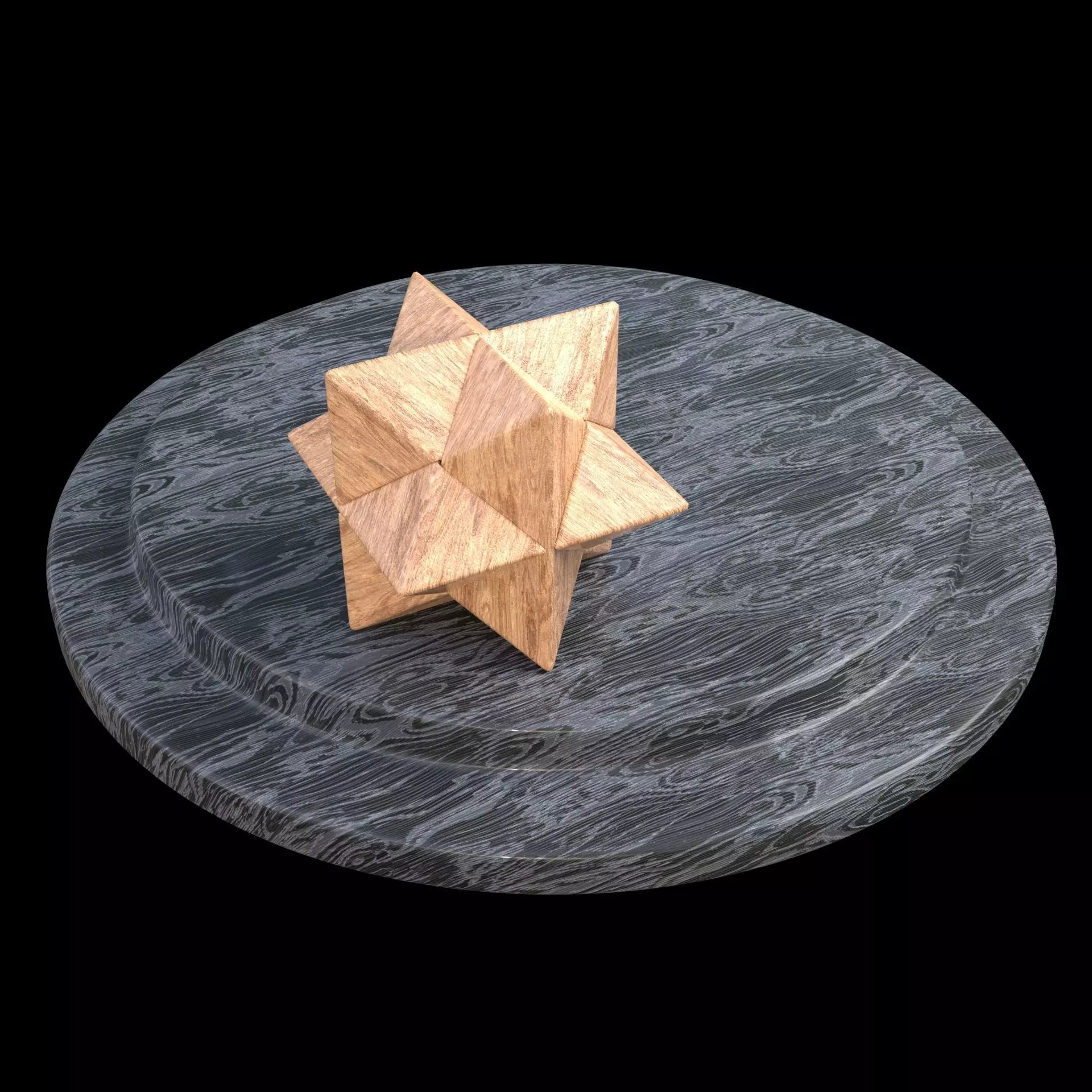 3D Wooden Puzzle 3D print model