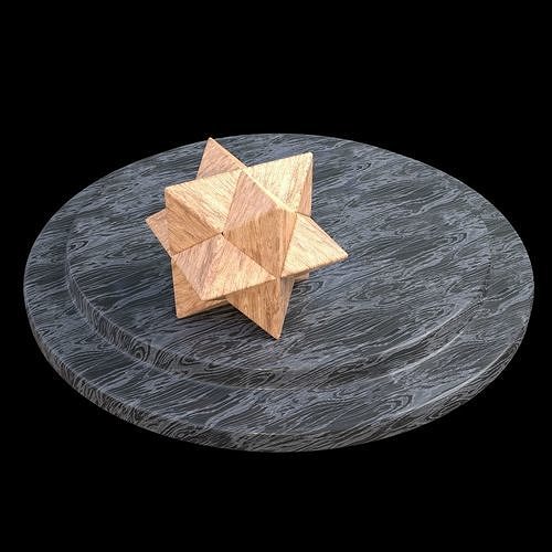 3D Wooden Puzzle 3D print model