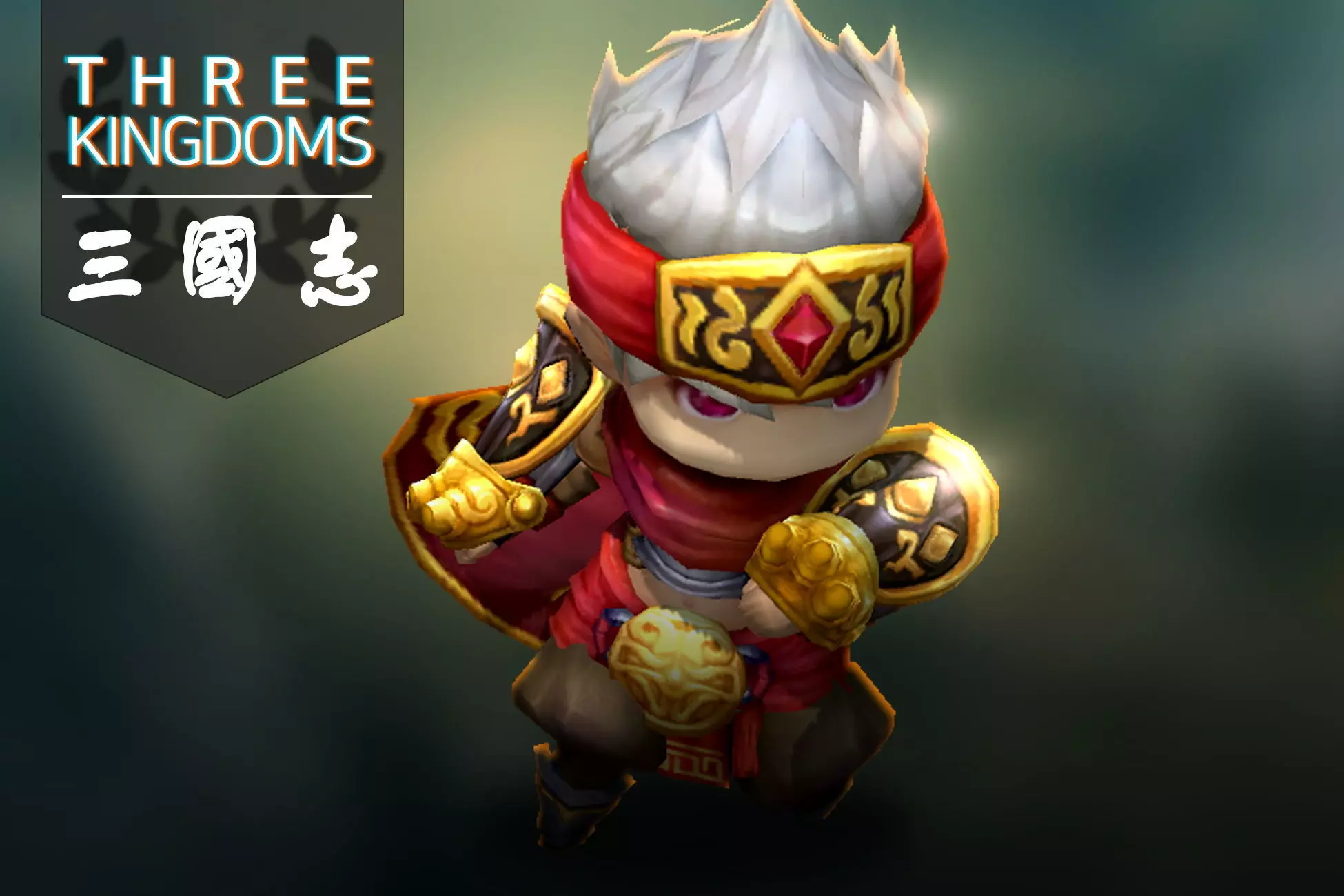 Three kingdoms - Ganning Low-poly 3D model_0