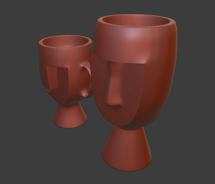 Decorative Flower Pots 3D print model_2