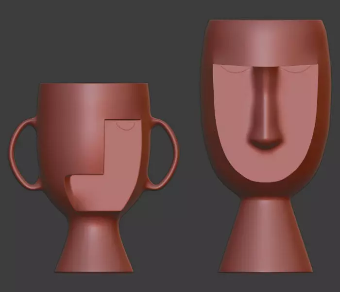 Decorative Flower Pots 3D print model_0