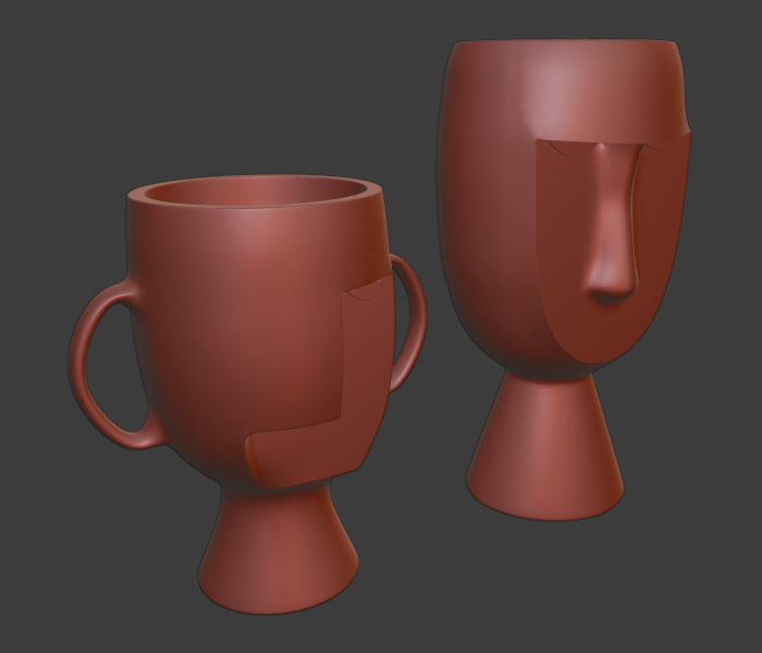 Decorative Flower Pots 3D print model_1