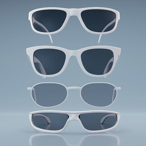 Sunglasses Cartoon Model 3D model