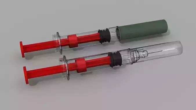 Syringe - Medical usable 3d Model 3D model