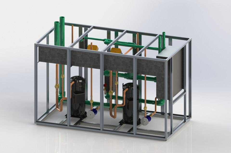 Custom designed water chiller Free 3D model_2