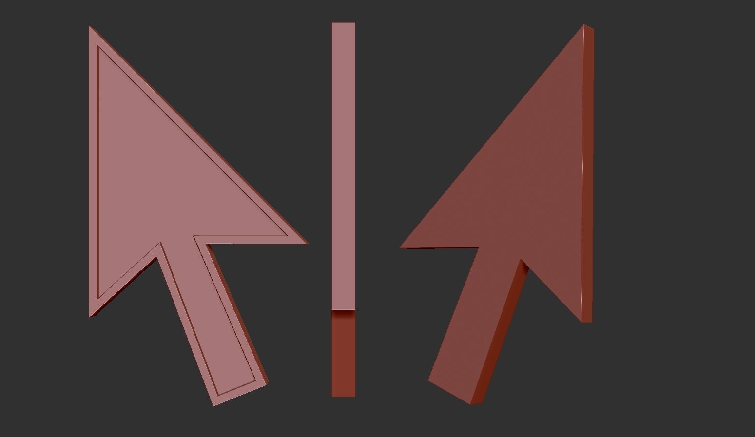 Cursor Icon 3D model_6