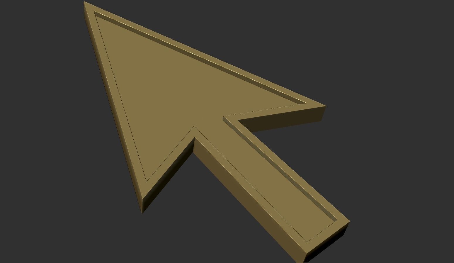 Cursor Icon 3D model_1