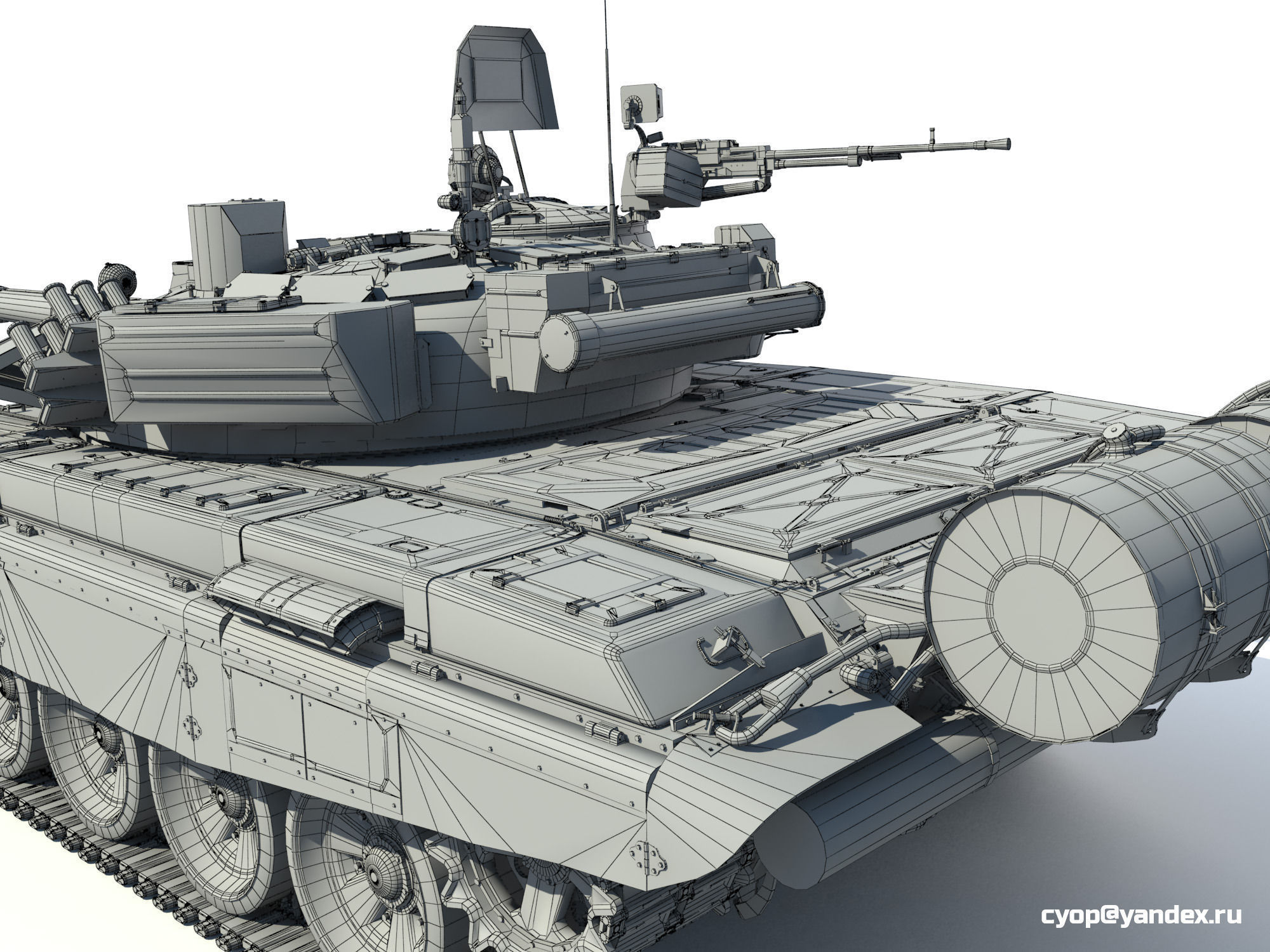 T-72 MEGA PACK all modifications of this tank 17 in1 3D model_22