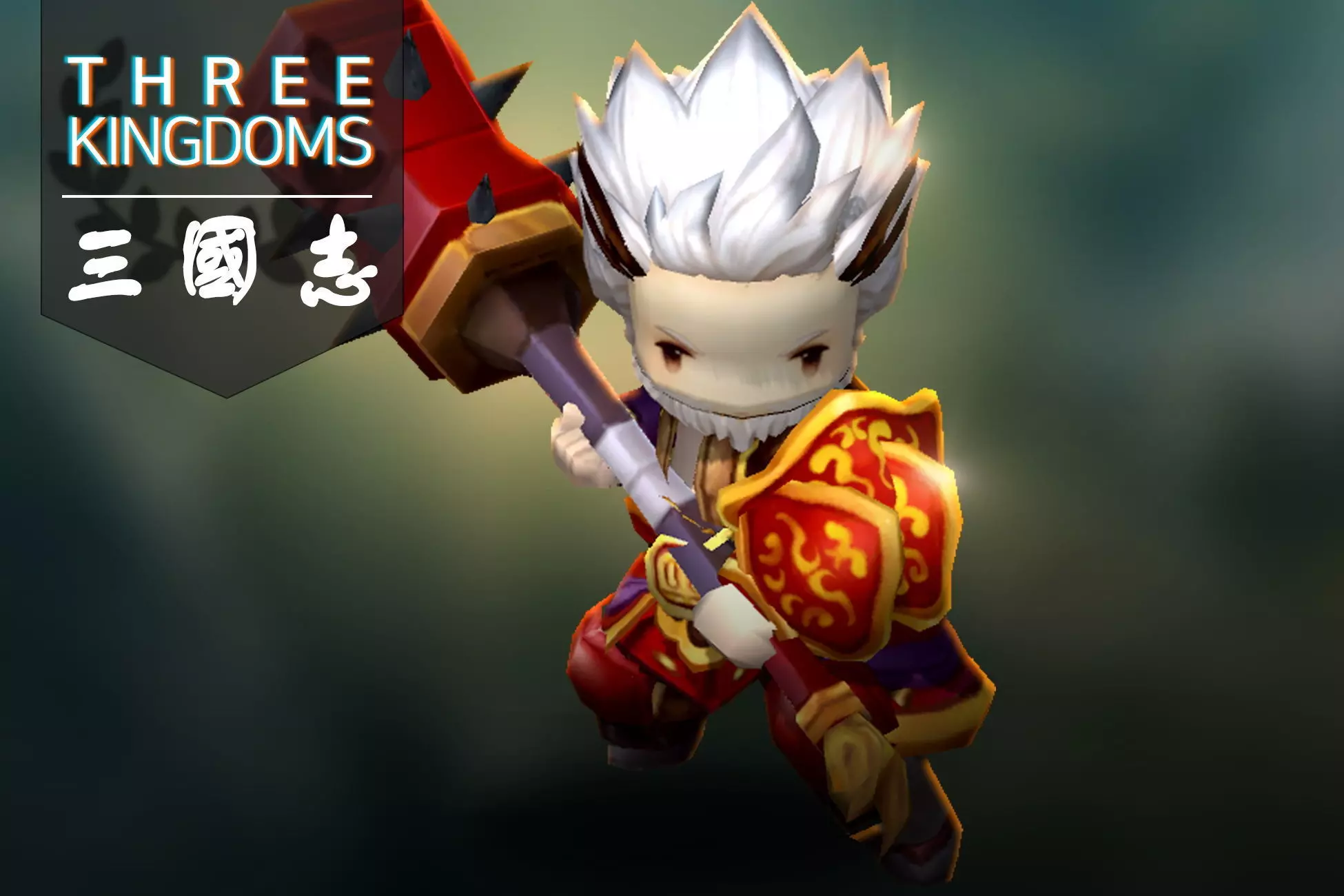 Three kingdoms - Huang Gai Low-poly 3D model_0