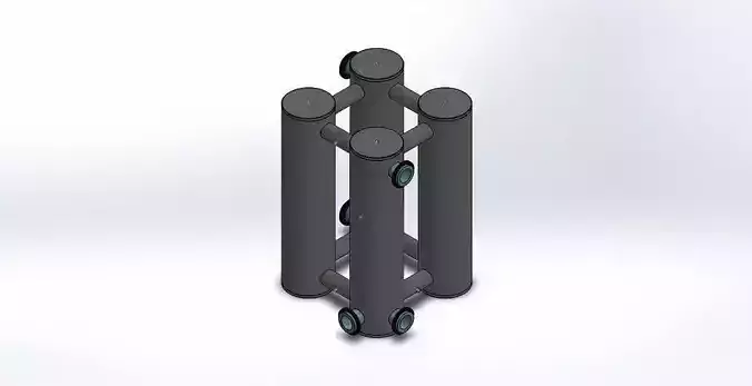 PP Buffer vessel TYPE 2A TYPE 2B Free 3D model