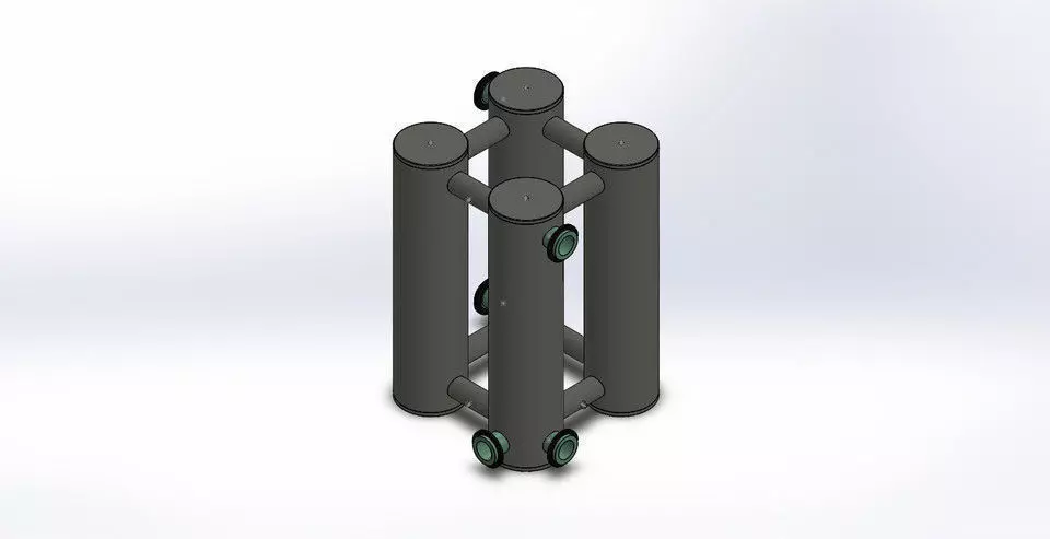 PP Buffer vessel TYPE 2A TYPE 2B Free 3D model