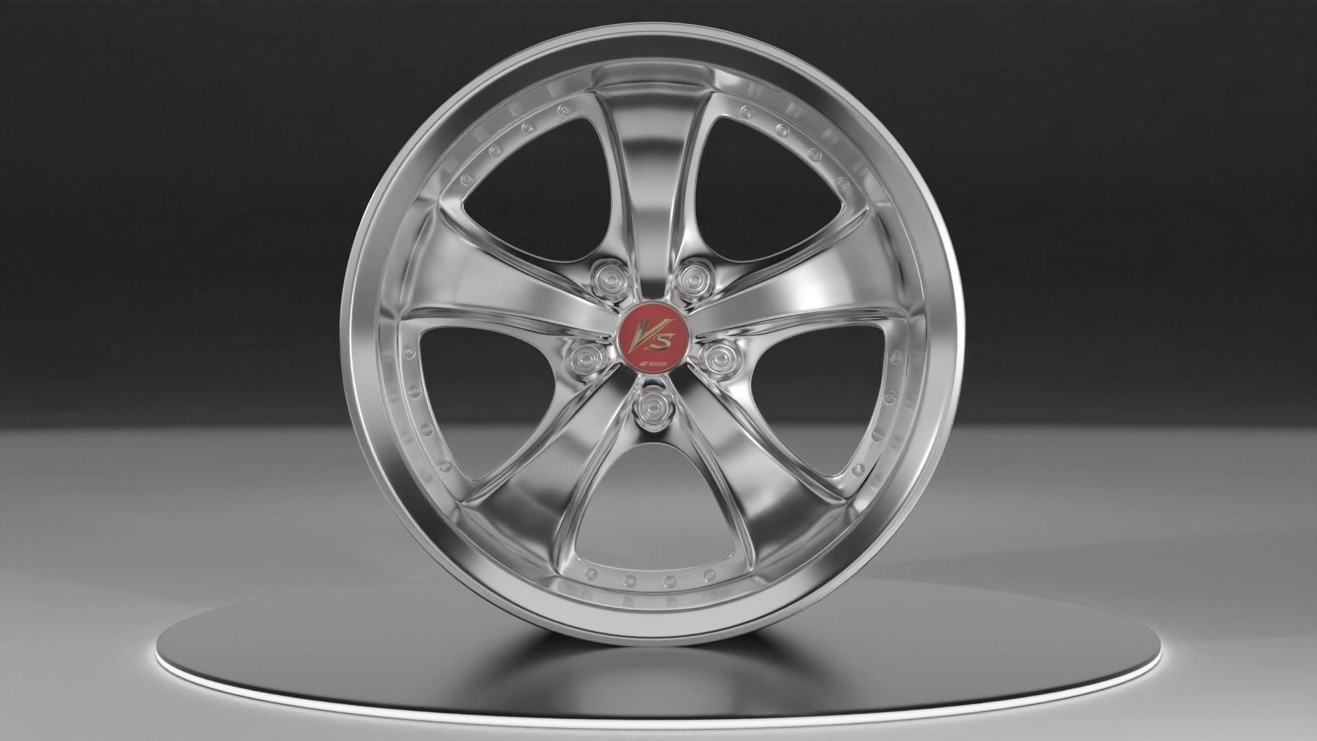 WORK VS-KF Low-poly 3D model_1