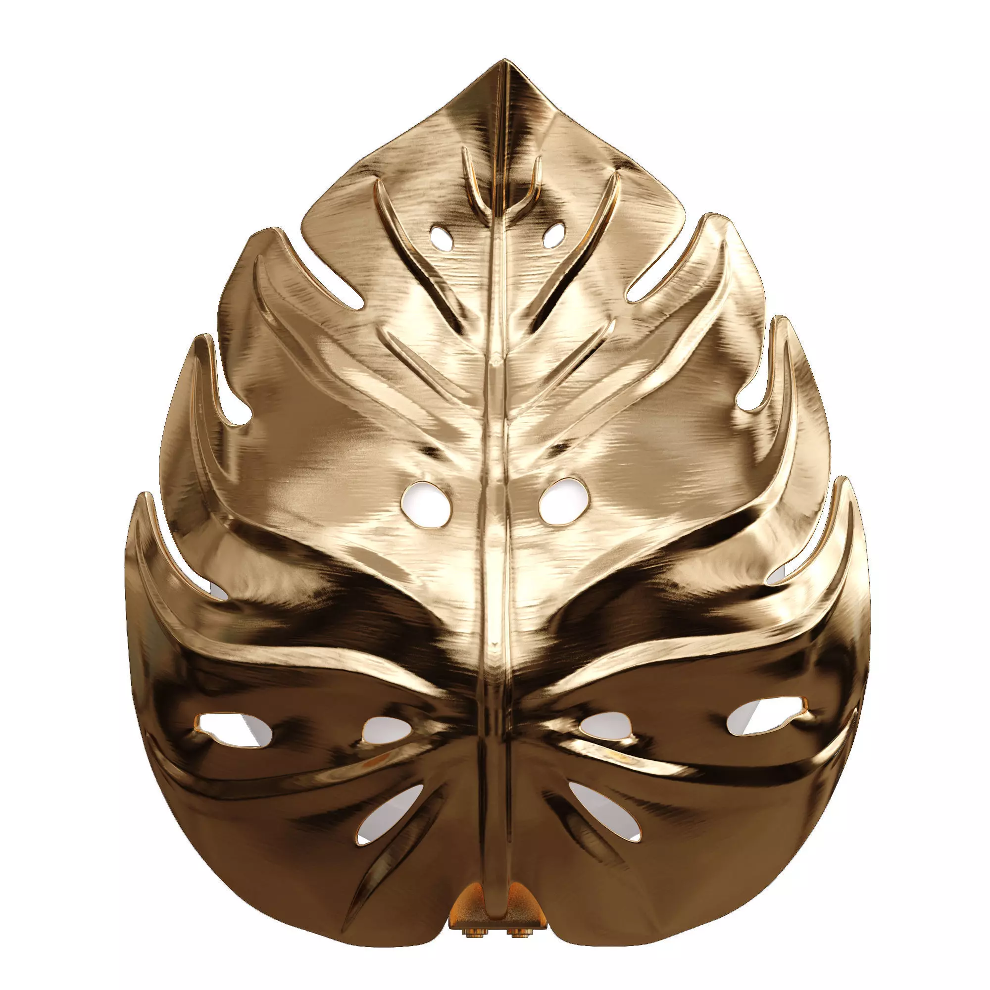 Monstera Leaf 3D model_0