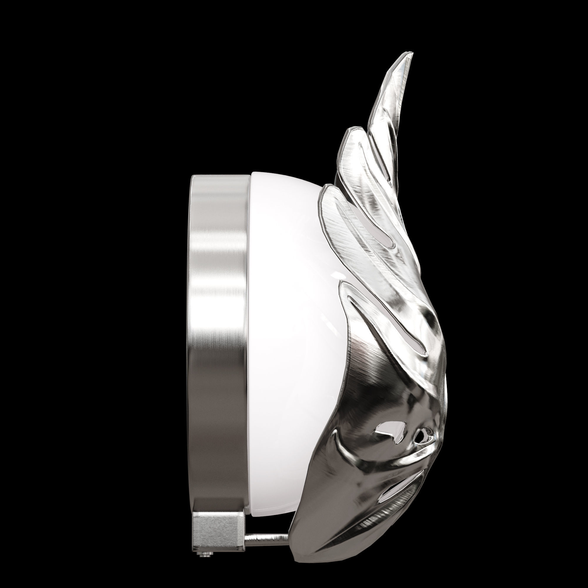 Monstera Leaf 3D model_4