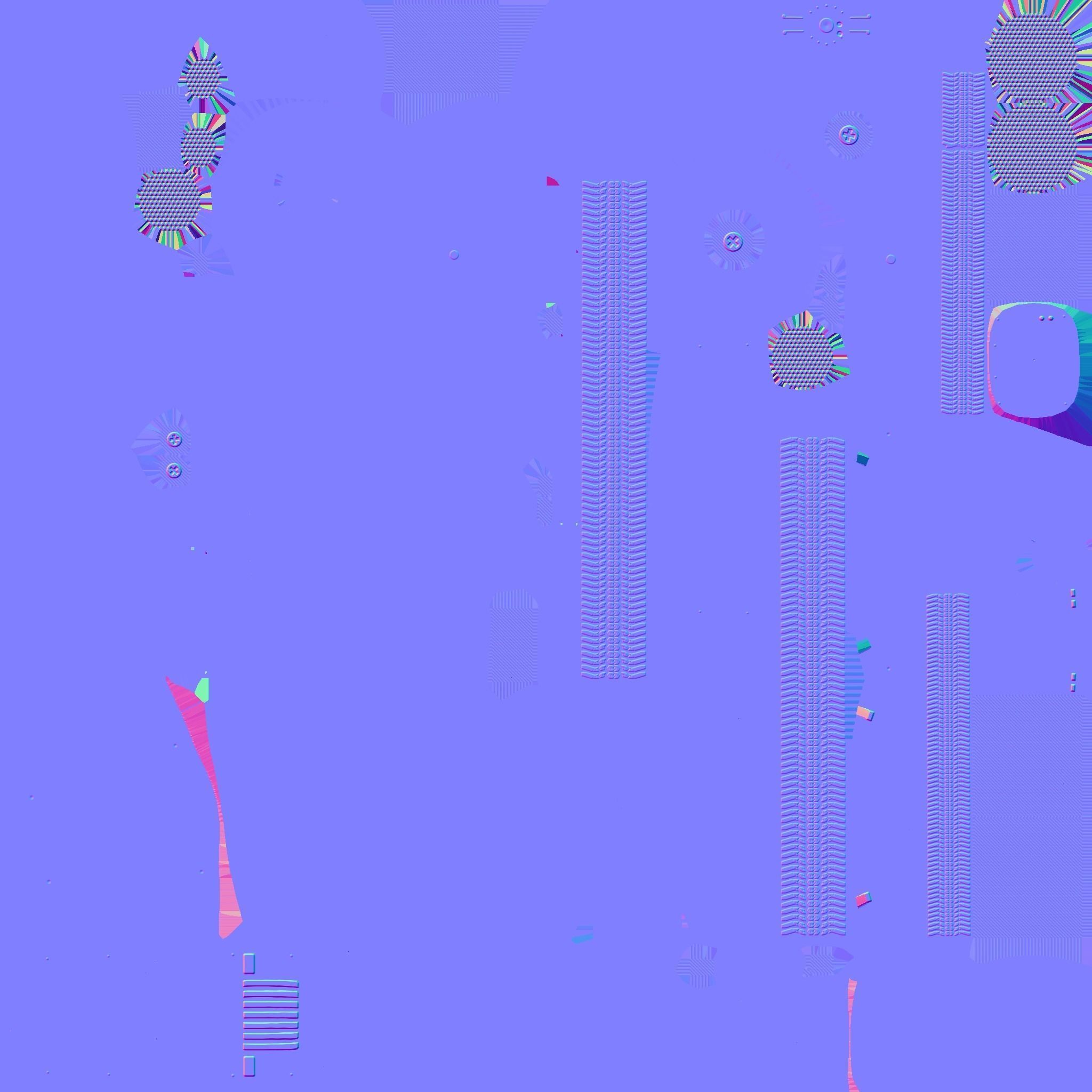 Cartoon Kart A04 Purple - Vehicle Racing Design Low-poly 3D model_23