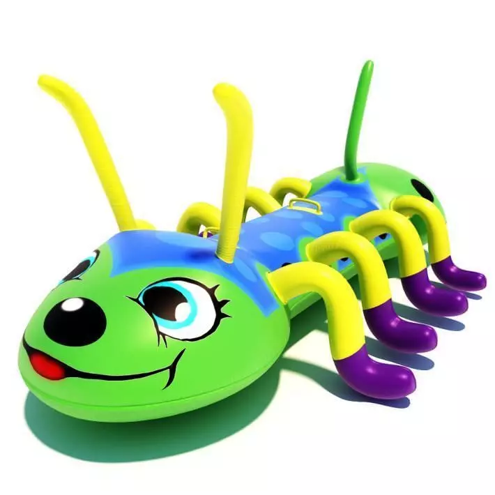 Inflatable Pool Toy Centipede 3D model_0