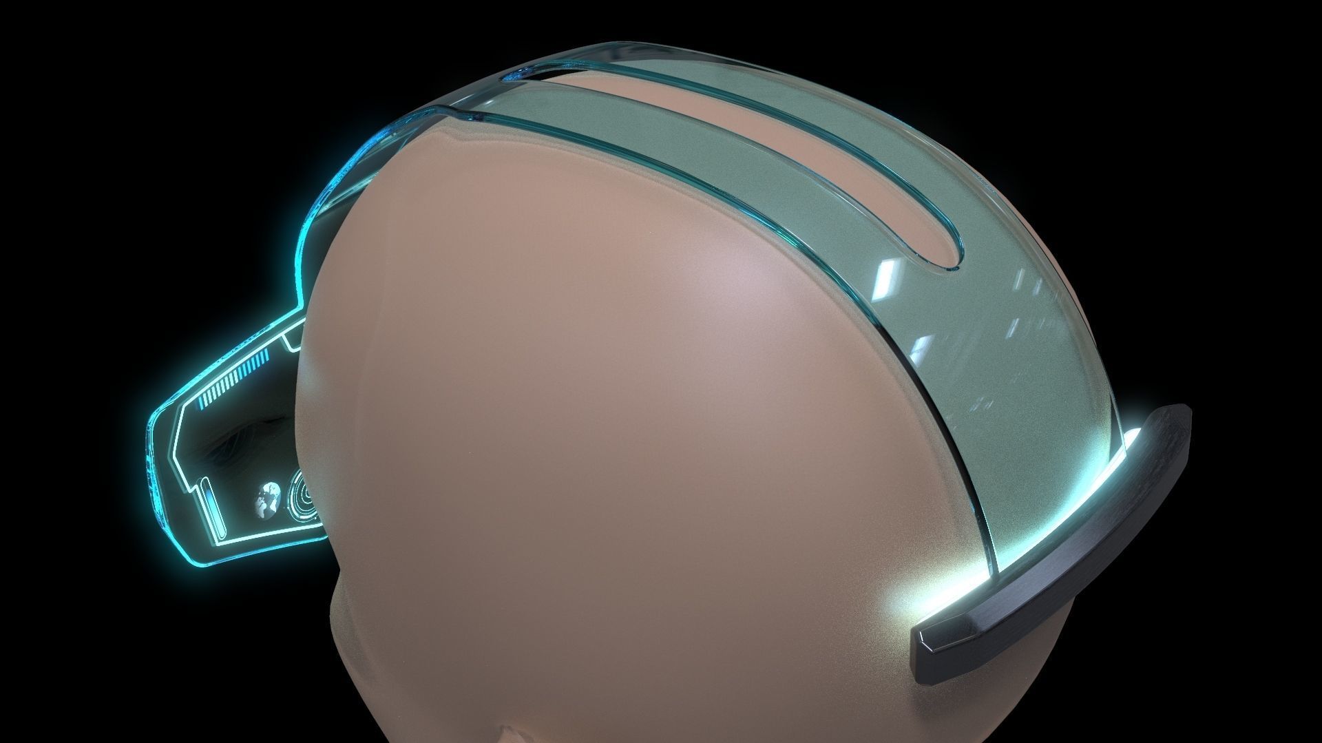 Sci-Fi Glasses Bundle 2 3D Model Collection_6