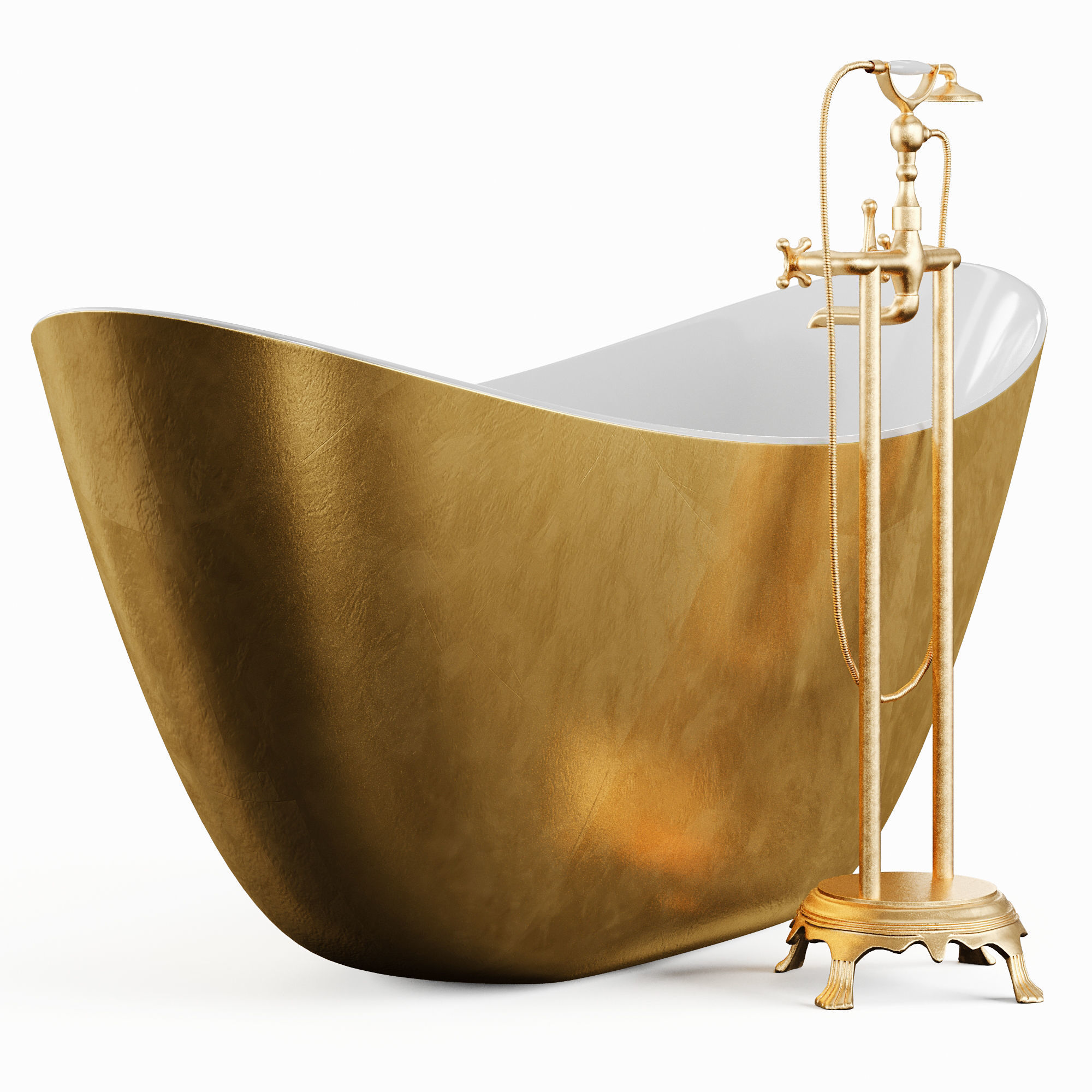 SIENA bathtup Low-poly 3D model_2