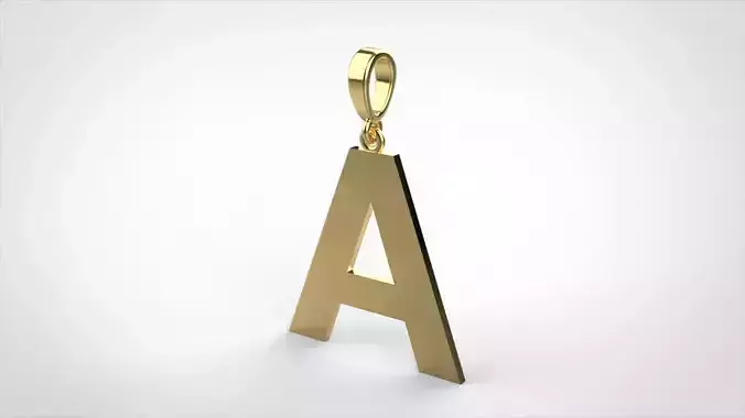 pendant alphabet arial  A small