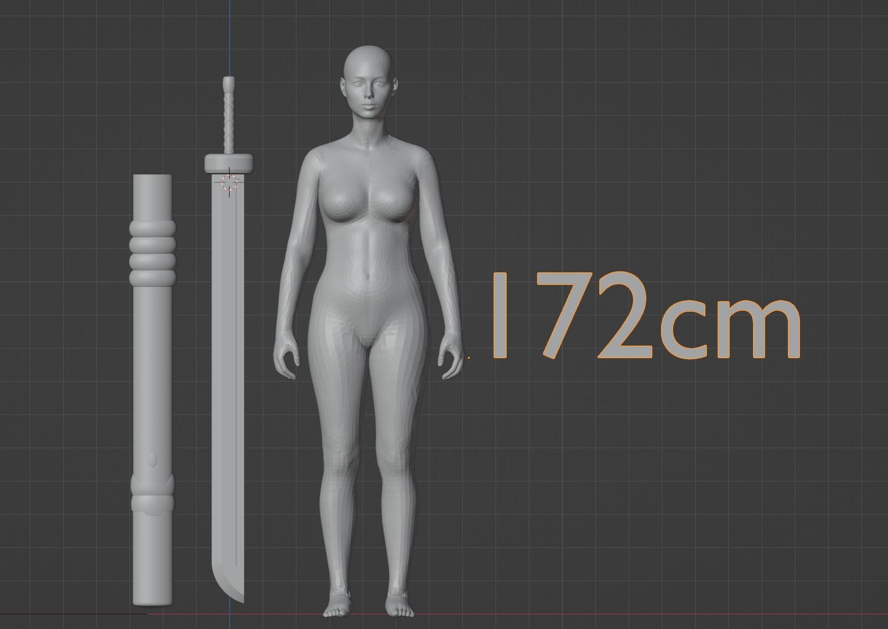 Shion sword from Slime 3D print model_3