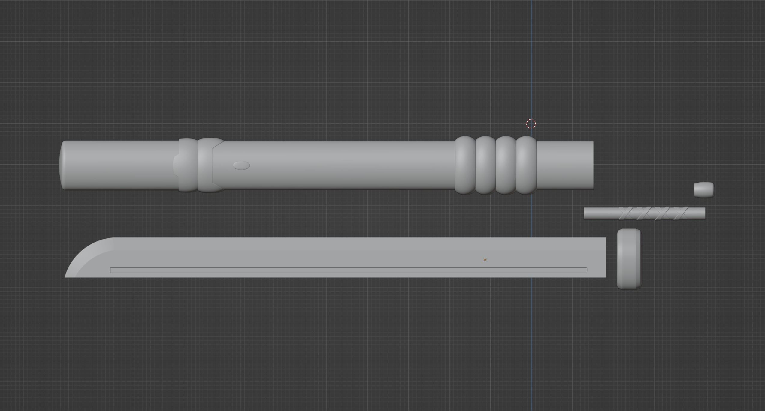 Shion sword from Slime 3D print model_2