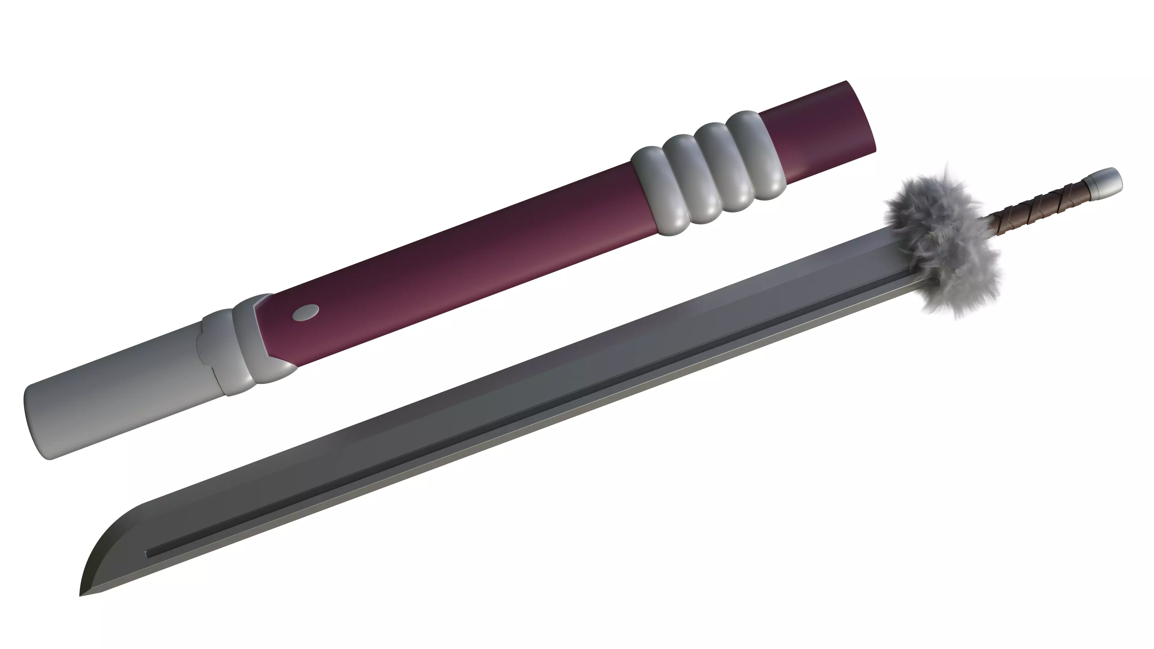 Shion sword from Slime 3D print model_0