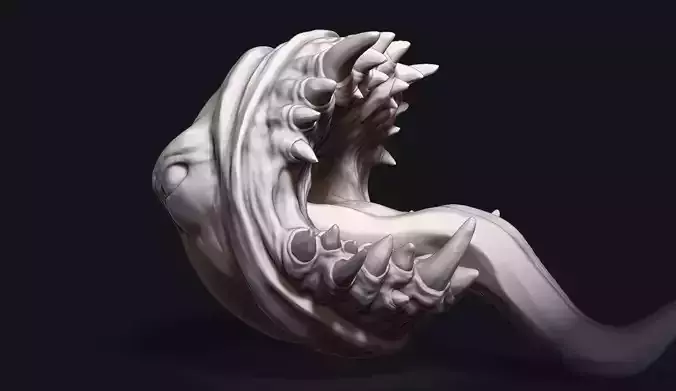 Pacman Monster 3D print model