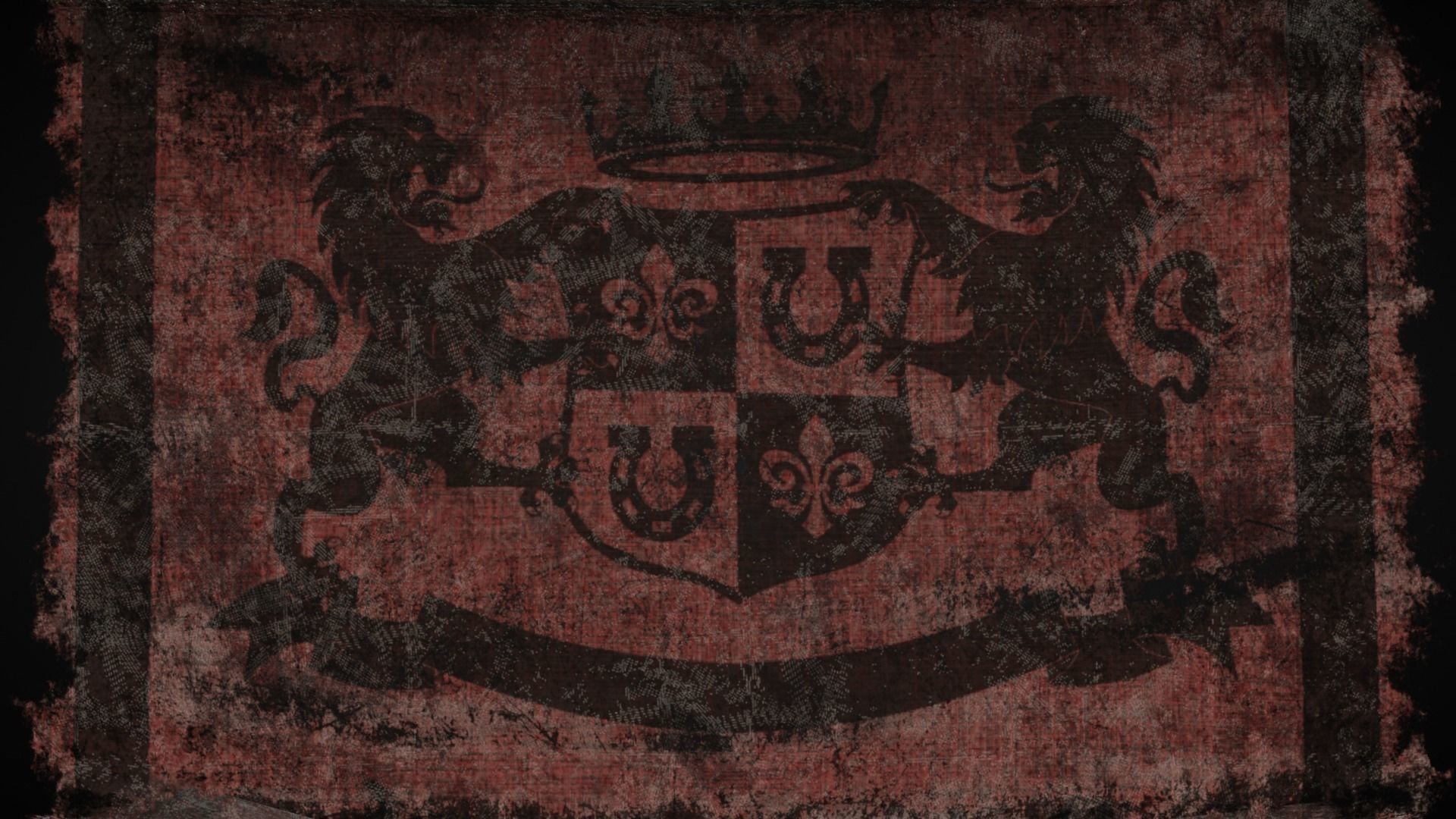 Old medieval Carpet PBR Game ready Low-poly 3D model_2