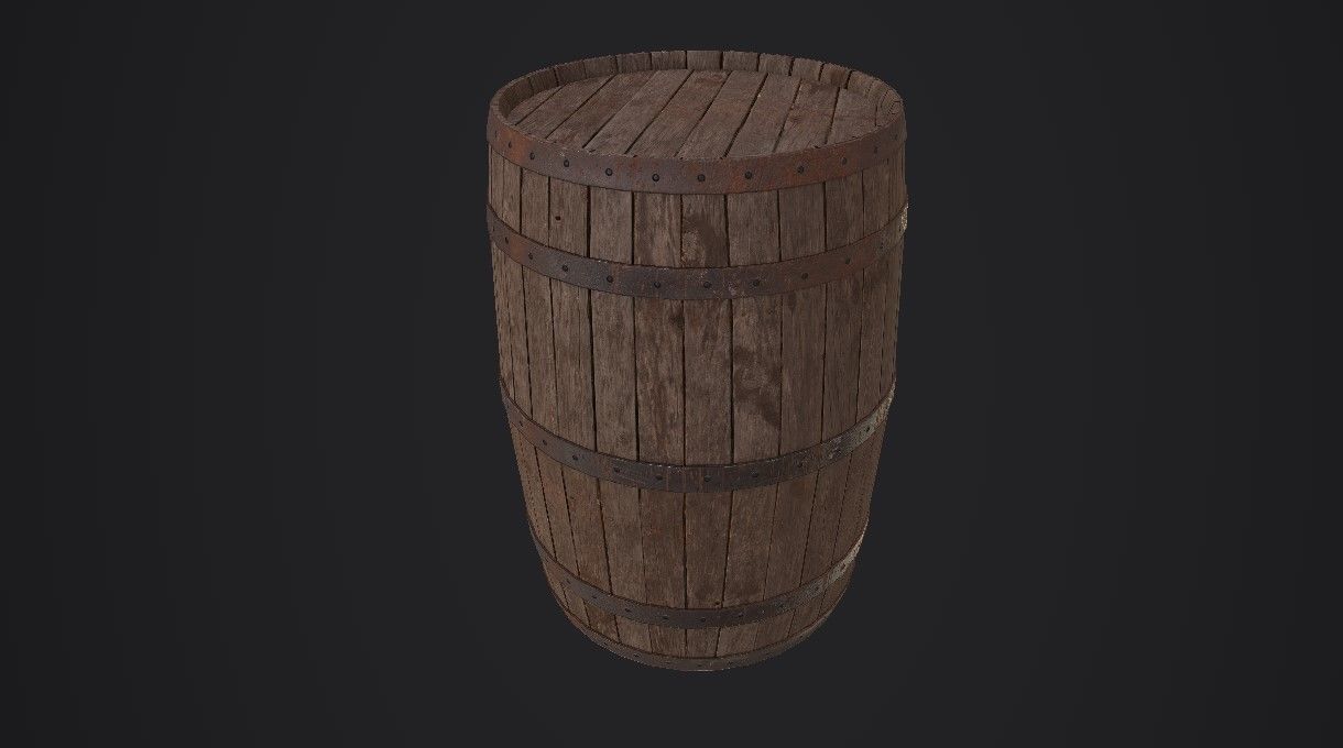 Medieval  Double Axe V2 3D model_33