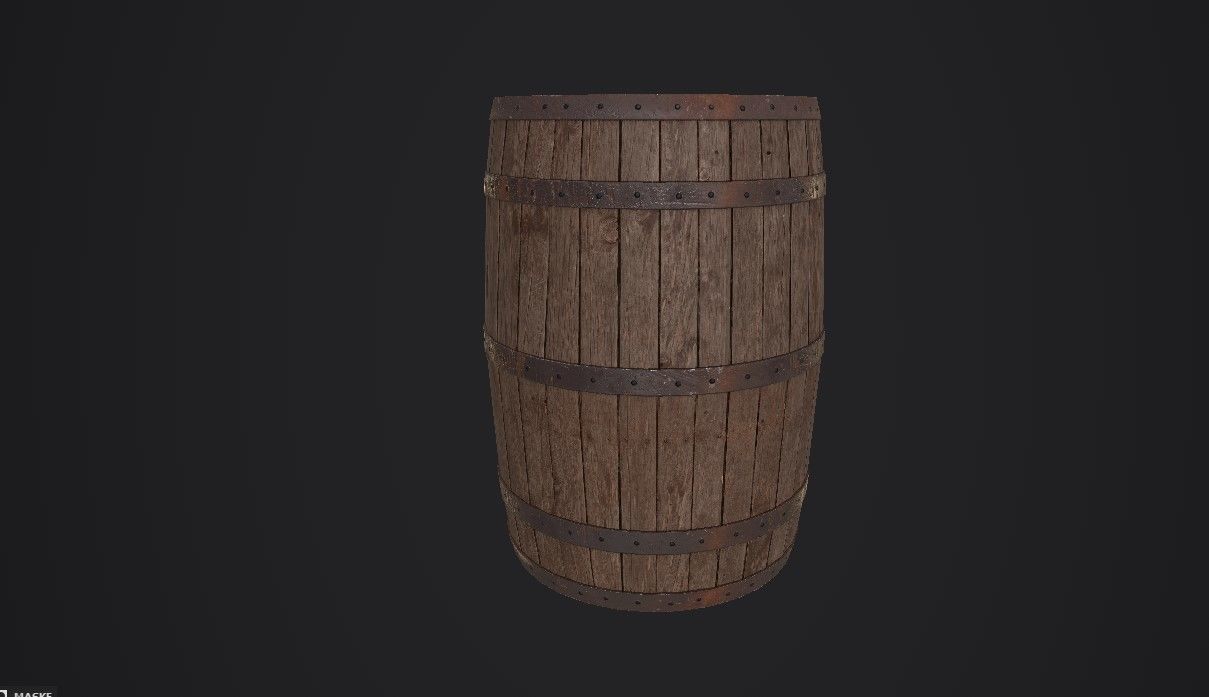 Medieval  Double Axe V2 3D model_28