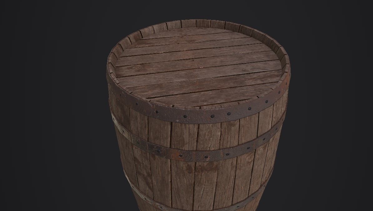 Medieval  Double Axe V2 3D model_22