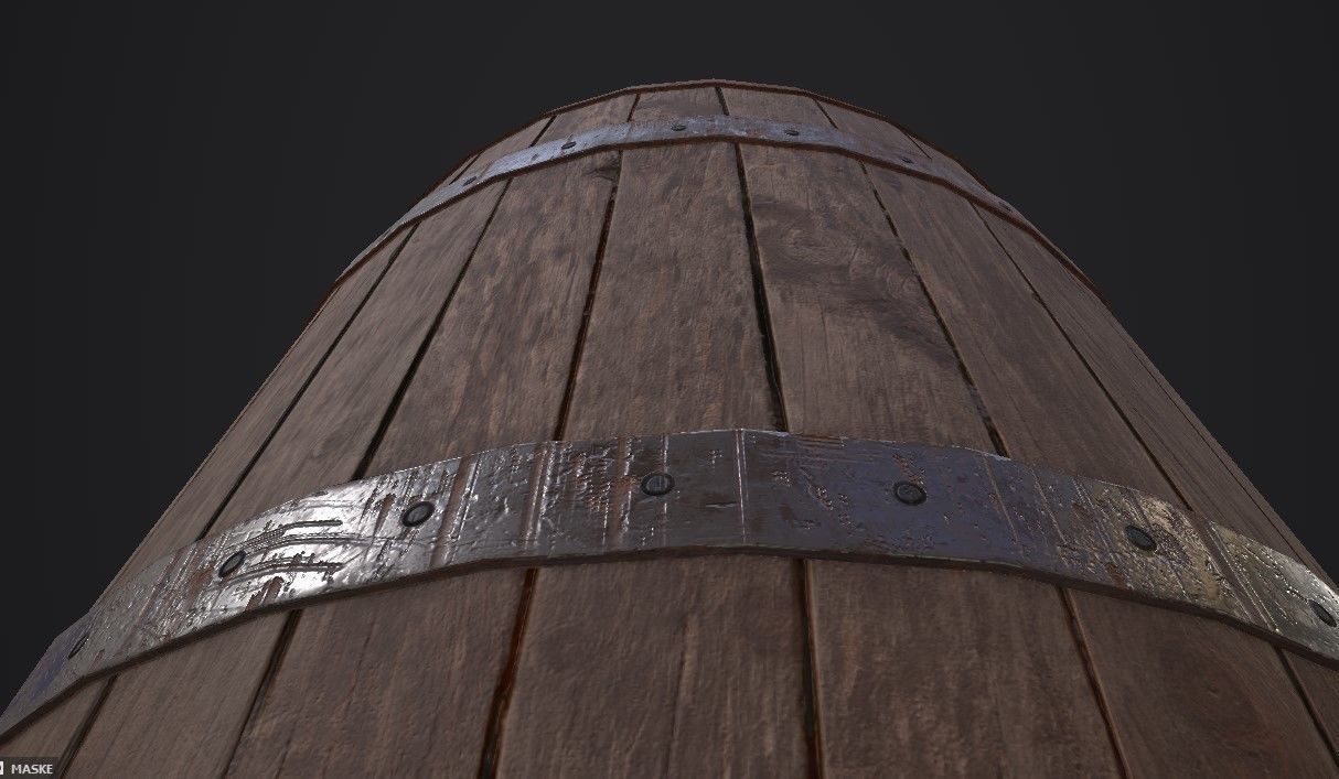 Medieval  Double Axe V2 3D model_27