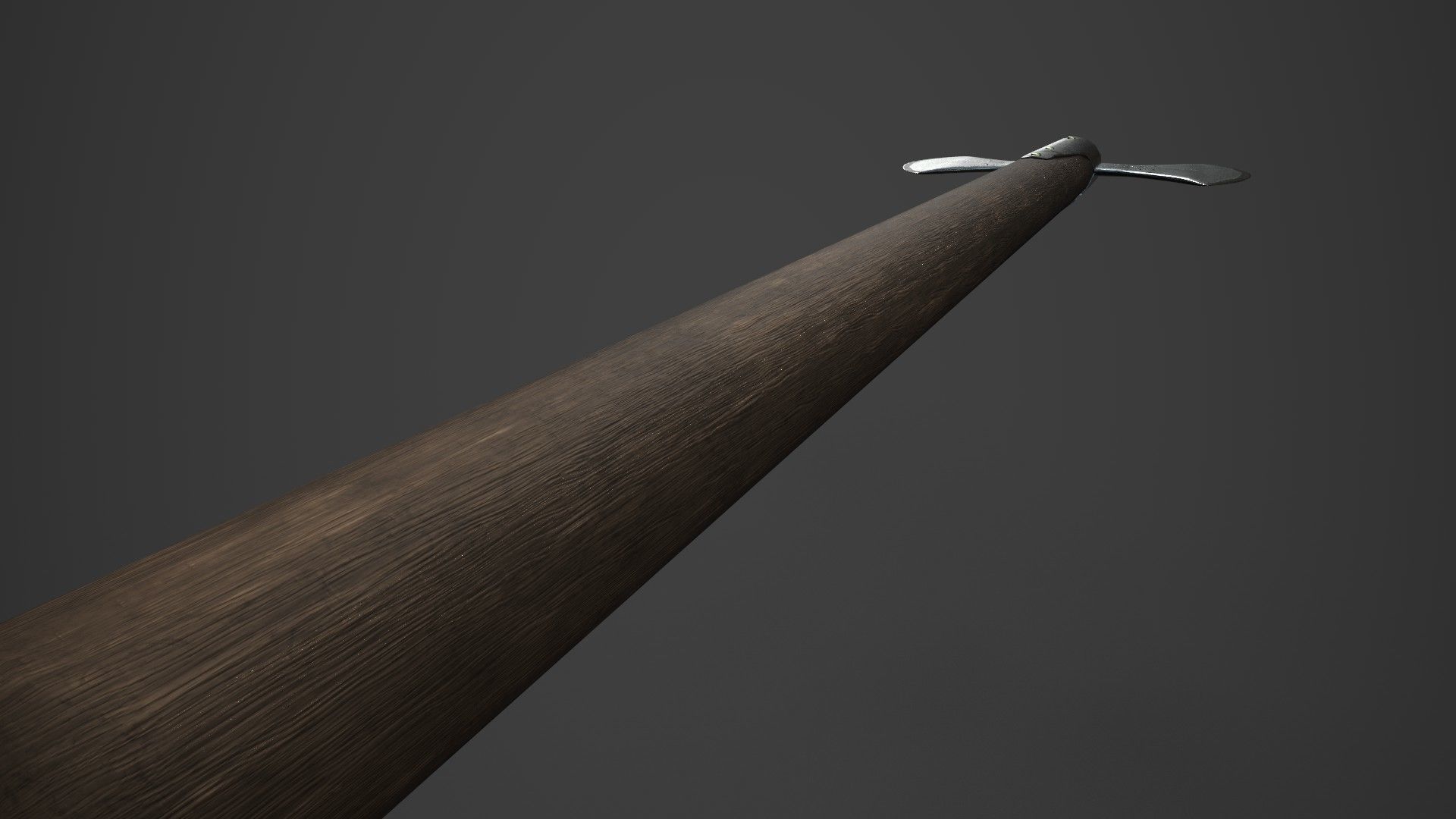 Medieval  Double Axe V2 3D model_7