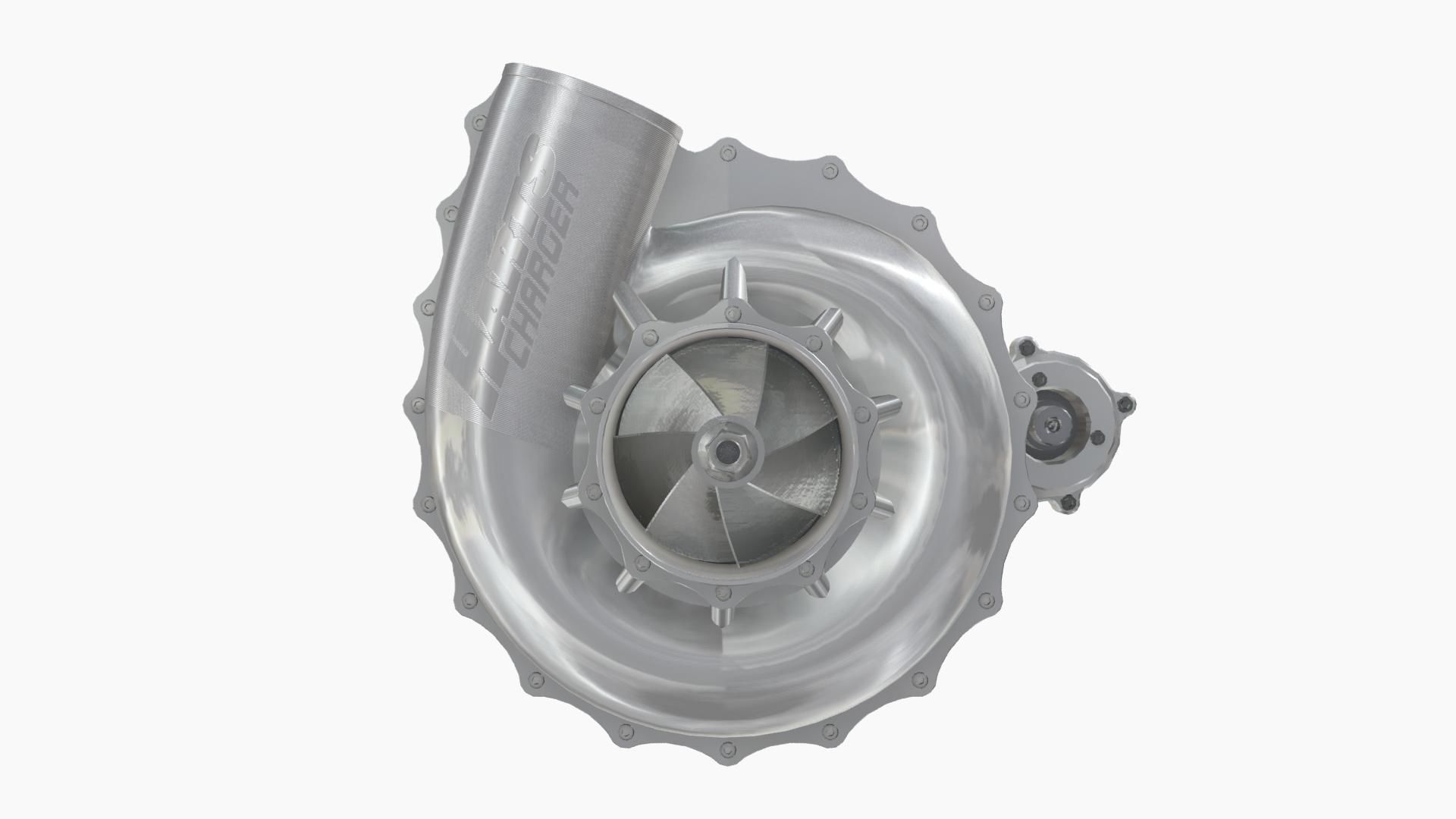 HARTS 140mm Billet Charger Low-poly 3D model_6