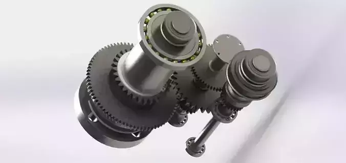 Simple CNC gearbox