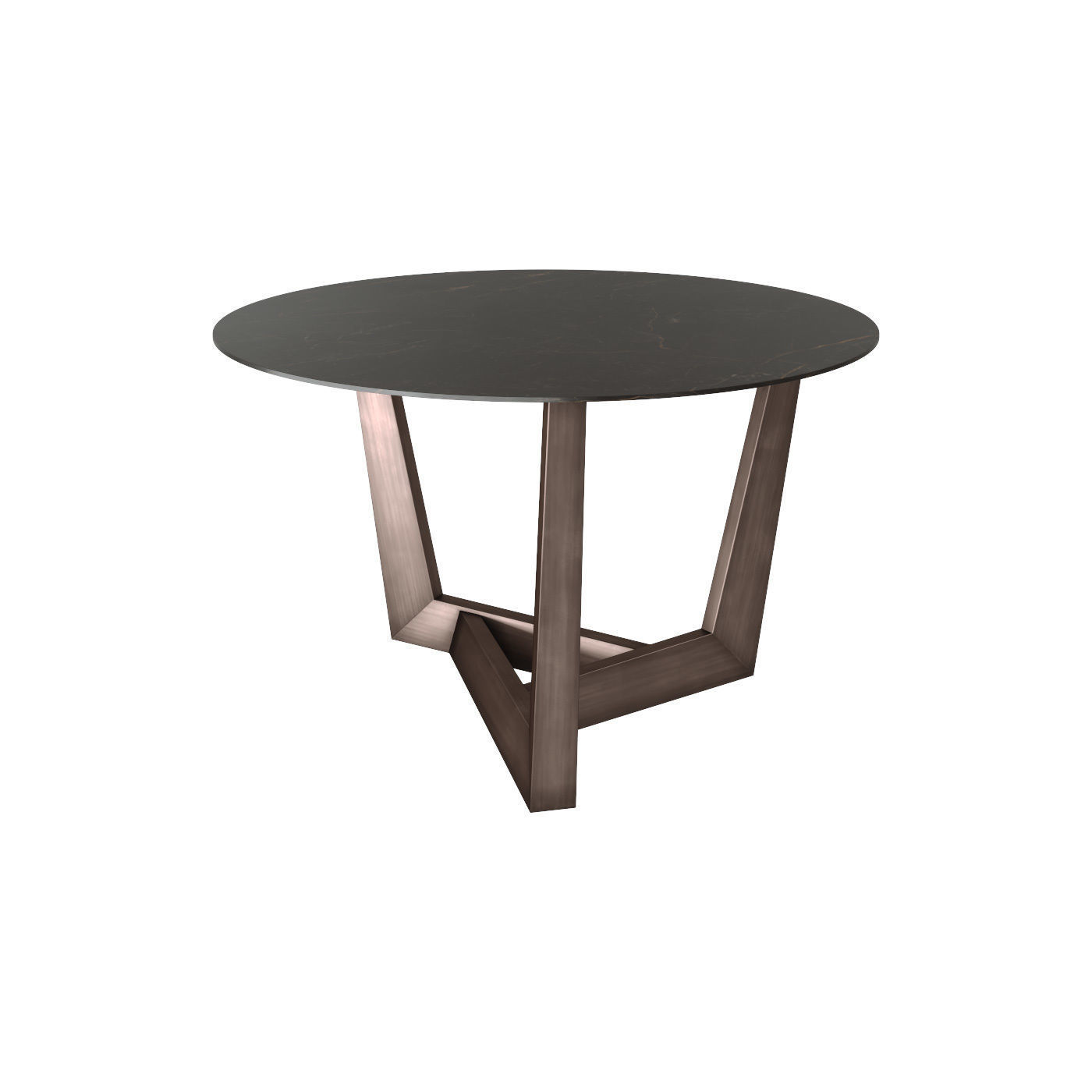 Bonaldo Art Wood Round Tables 3D model_3