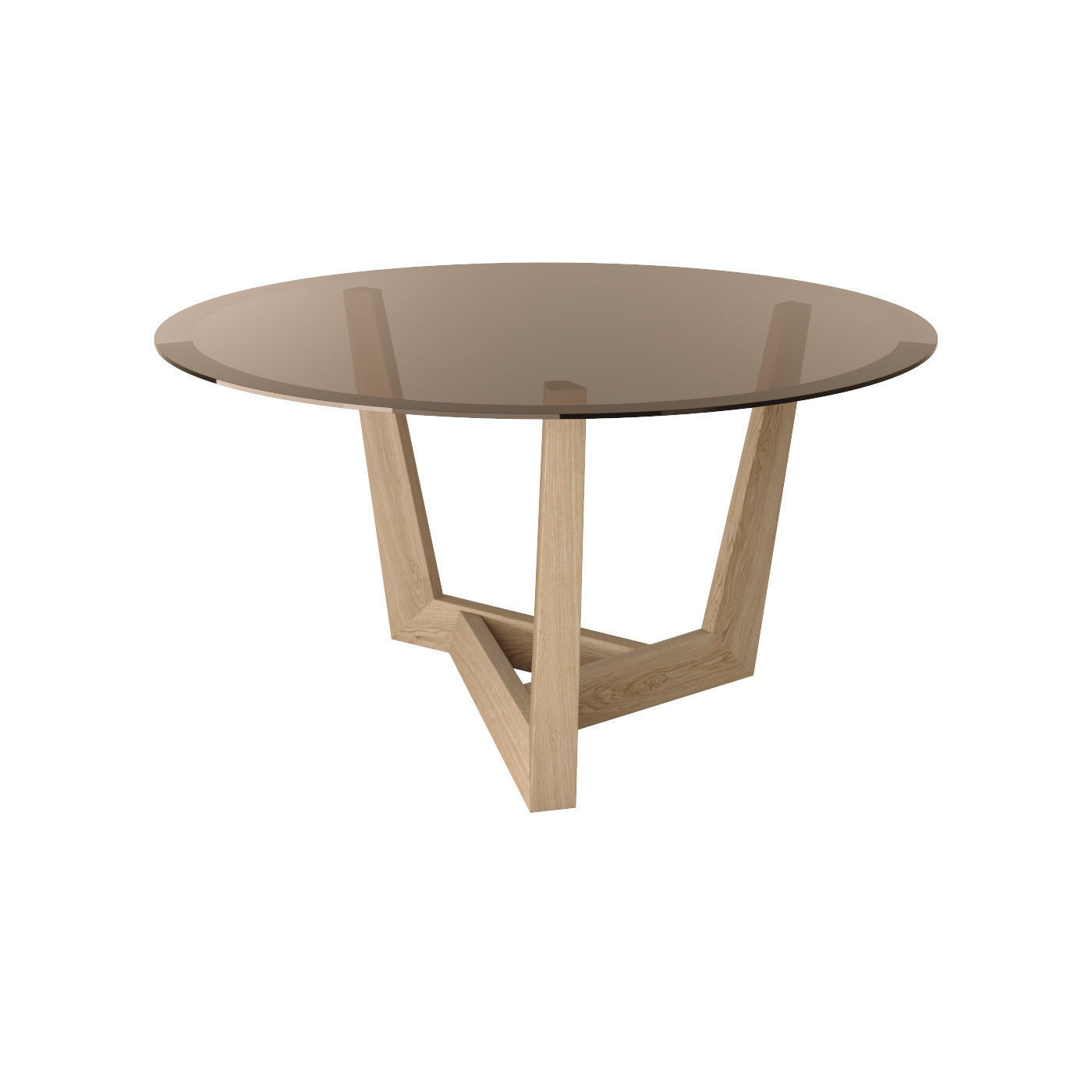 Bonaldo Art Wood Round Tables 3D model_2