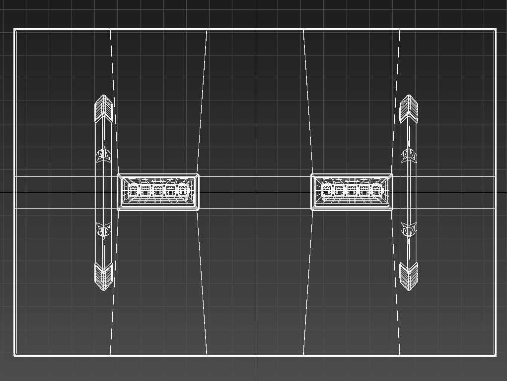 Leather meeting table 3D model_13