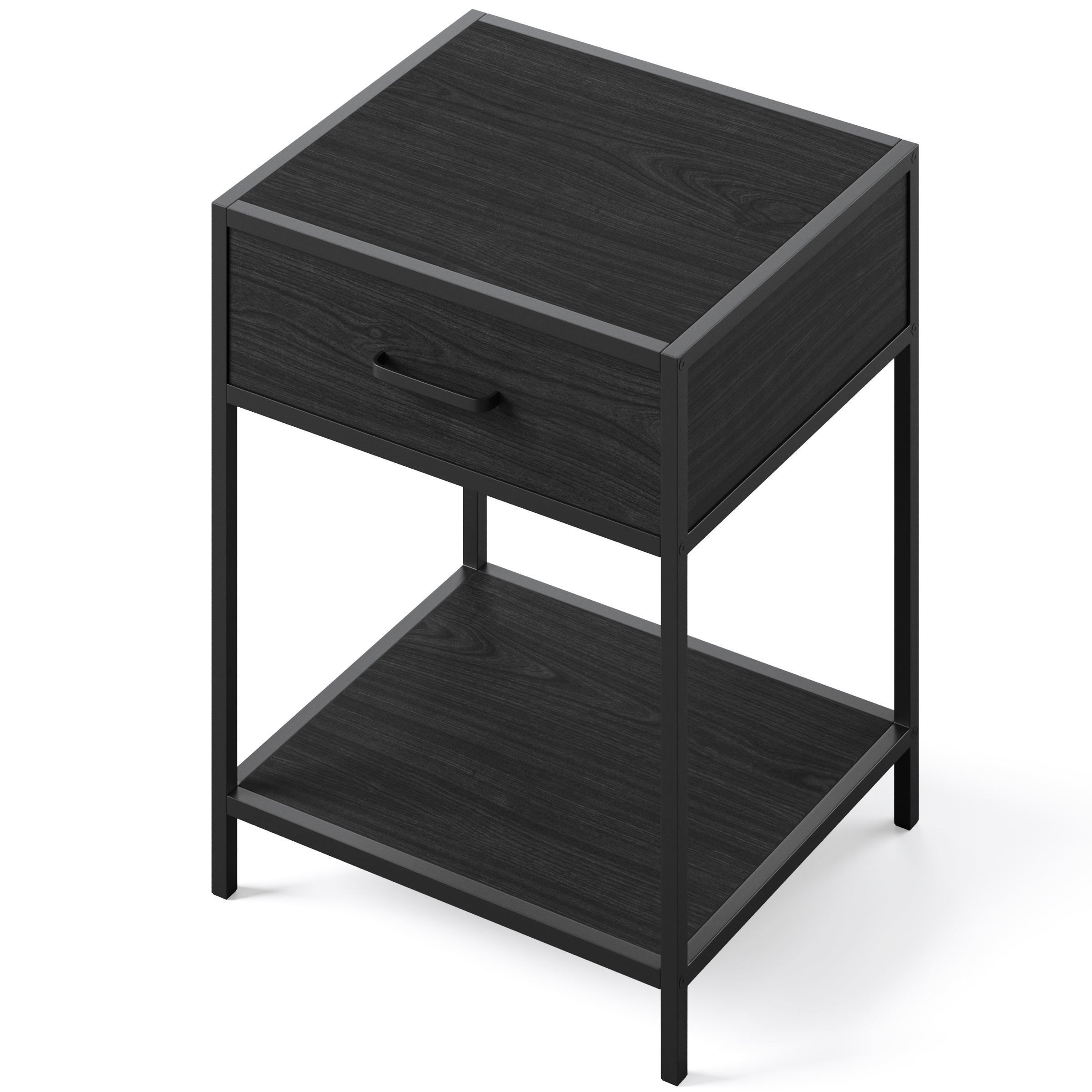 Bedside table Seaford by Actona 3D model_4