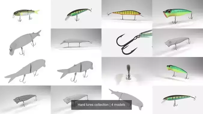 Hard lures collection