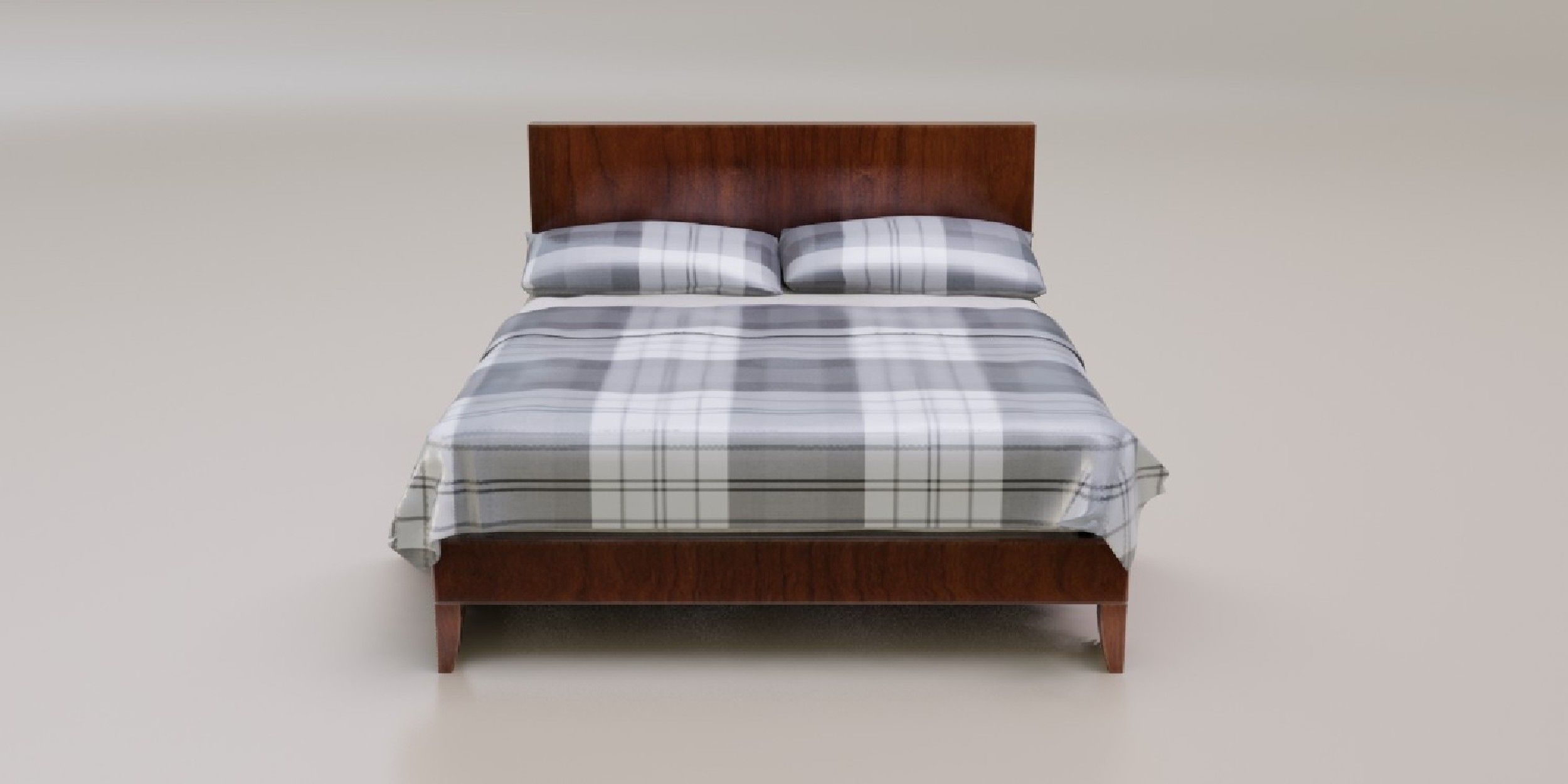 Bed 01 model in Blender 3D model_1