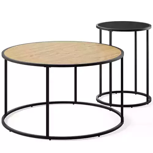 Seaford coffee table round by Actona