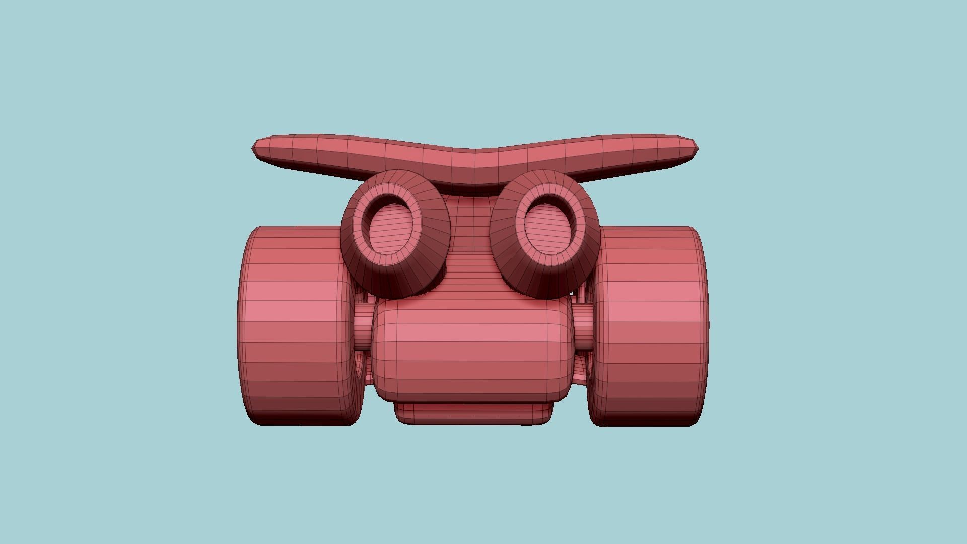 Cartoon Kart A07 Orange - Vehicle Racing Design Low-poly 3D model_17