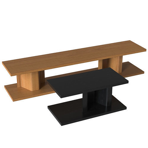 Bit Side Table 3D model