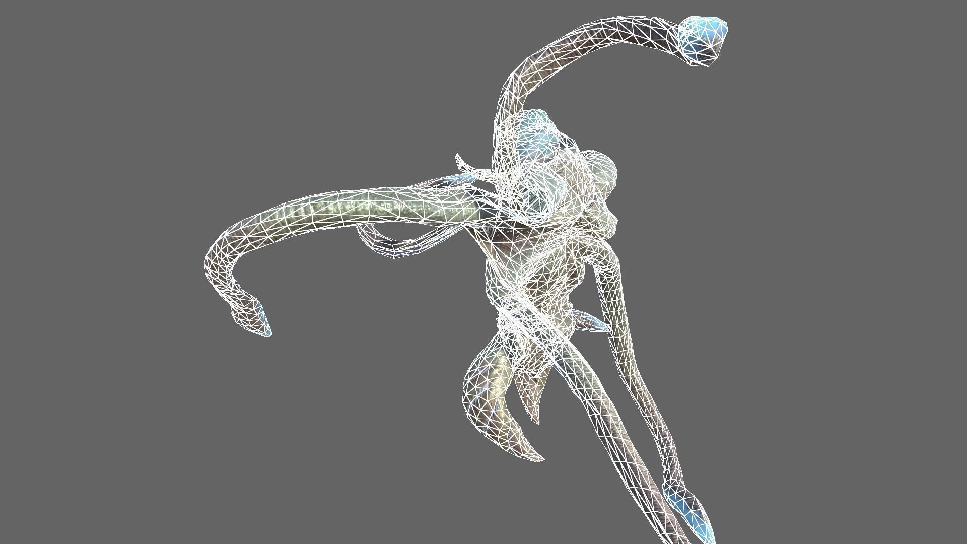 Alien Blackout Low-poly 3D model_13