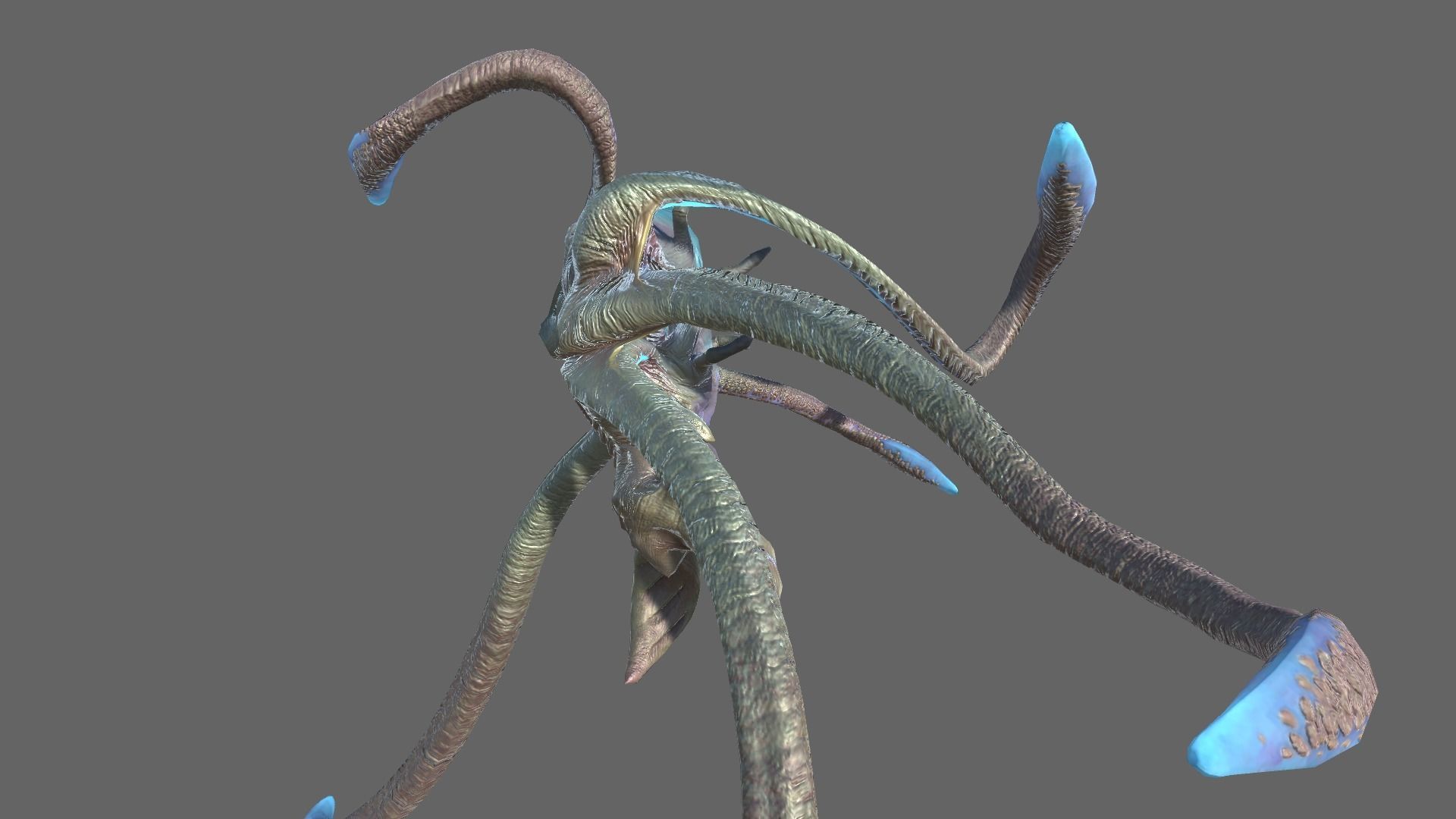 Alien Blackout Low-poly 3D model_7