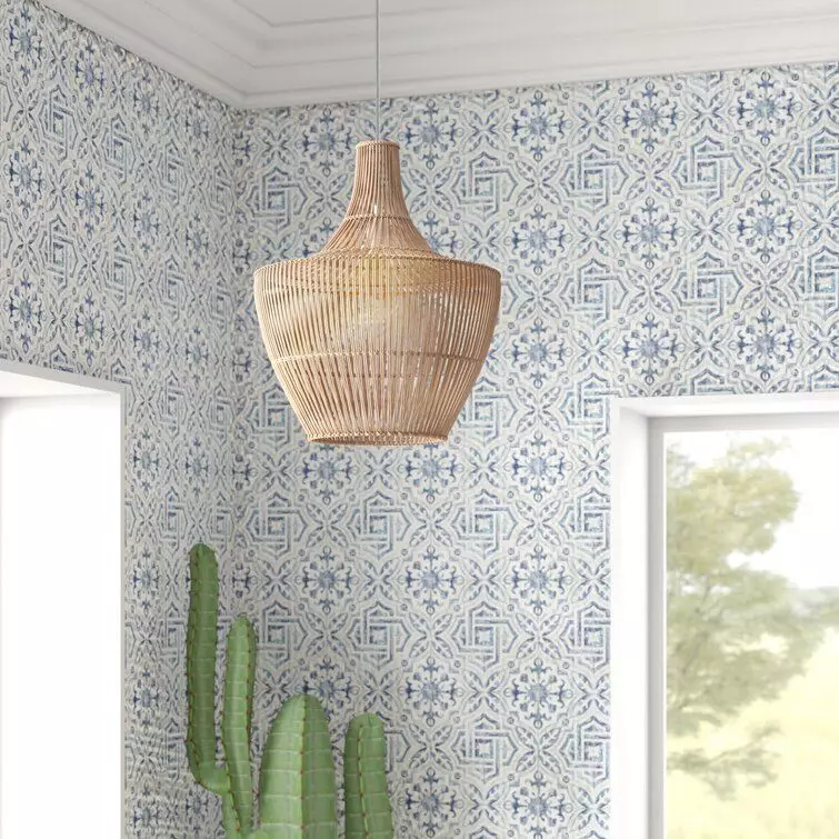 Holifield Light Single Teardrop Pendant 3D model_0