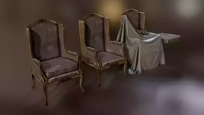 French bergere chair