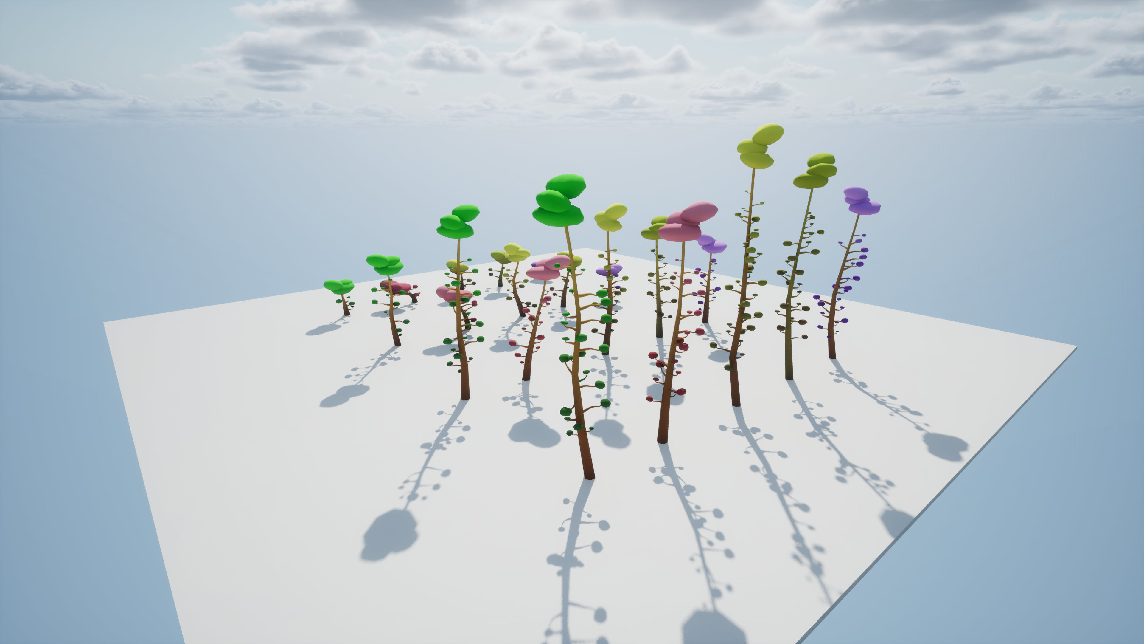 Trees Pack 01 Low-poly 3D model_3